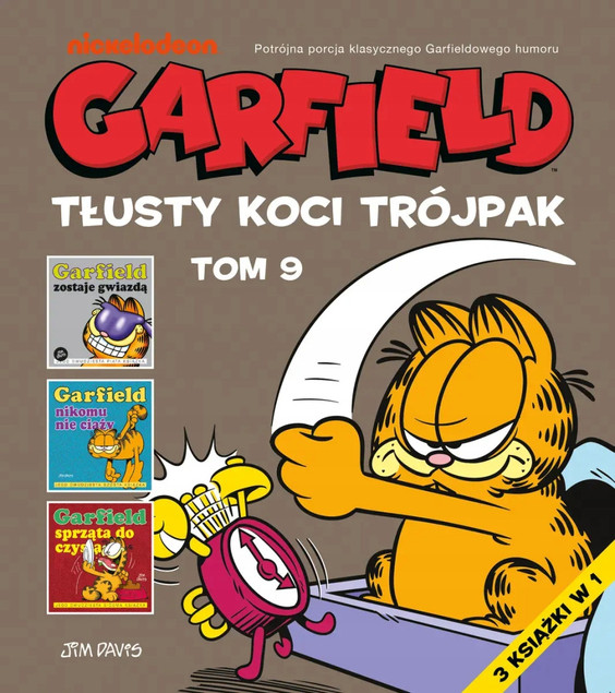 Garfield. Tłusty koci trójpak. Tom 9 Jim Davis