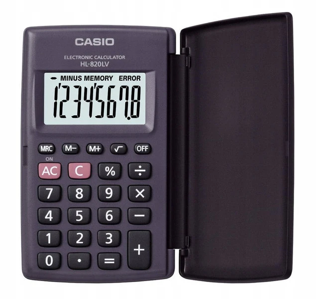 Kalkulator kieszonkowy Casio HL-820LV-B BK