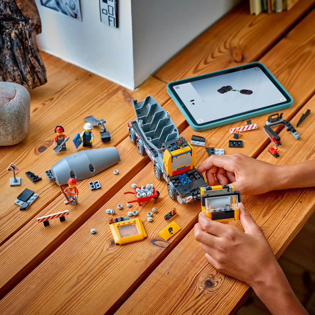 LEGO City 60478 Betoniarka z Bębnem i Minifigurkami