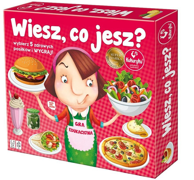 Gra Planszowa Wiesz Co Jesz? Kukuryku – Edukacja Zdrowego Odżywiania dla Dzieci i Rodziny
