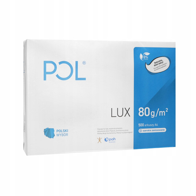 Papier ksero A4 POLLUX 80g 500 arkuszy