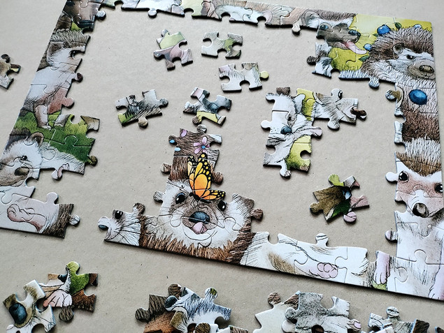 Puzzle Tactic 100 Jeże (Hedgehogs)