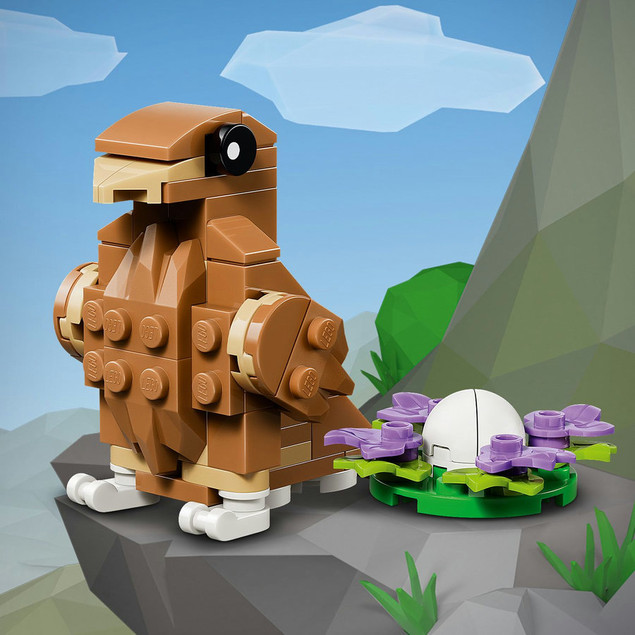 LEGO Creator 3w1 Chomik z Kwiatkiem, Jeż, Orzeł – Klocki dla Dzieci 7+ (31376)