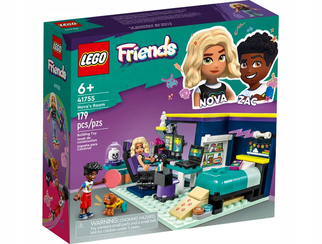 LEGO Friends Pokój Novy 179el. 6+ 41755