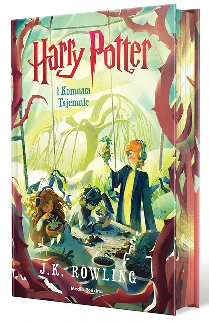 Harry Potter i Komnata Tajemnic - barwione brzegi, ilustracje Kai Bajowskiej