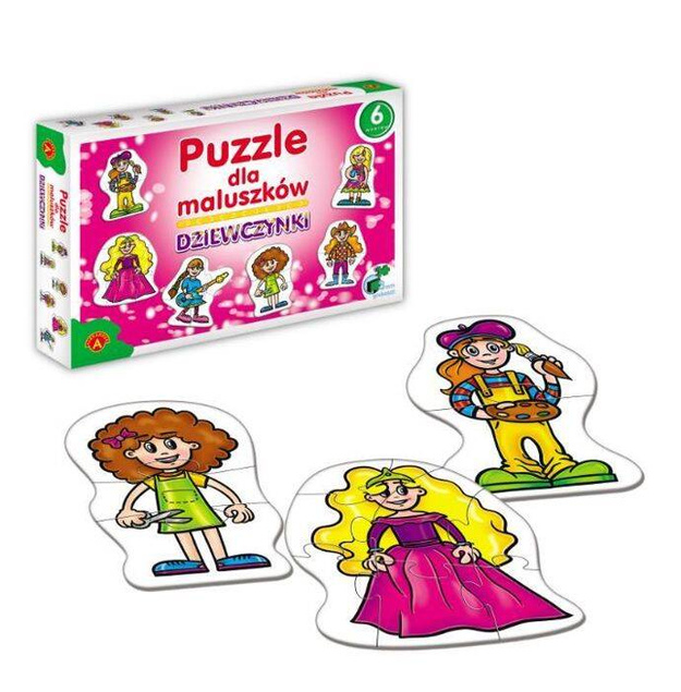 Puzzle Dla Maluszków DZIEWCZYNKI Układanka Dla 3 Latka 3+ Alexander