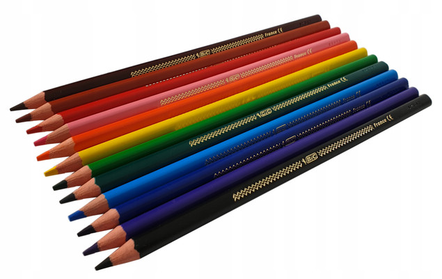 Kredki ołówkowe trójkątne BIC Intensity Up 12 szt.