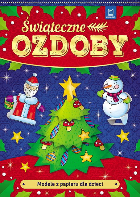 Ozdoby Choinkowe z Papieru do Wyciskania dla Dzieci Kreatywna Książeczka DIY AKSJOMAT