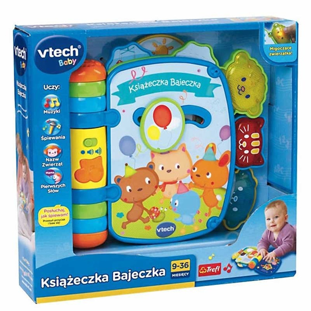 KSIĄŻECZKA BAJECZKA interaktywna edukacyjna VTECH