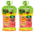 2x BOB SNAIL Smoothie PERSYMONA GUAWA Bez Dodatku Cukru Mus 120g