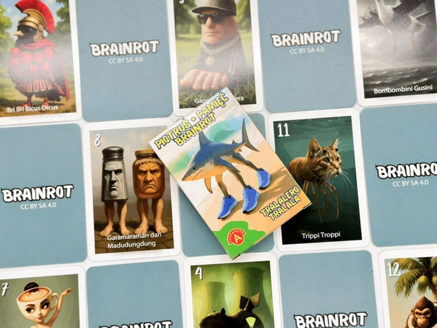 Piotruś Brainrot Tralalero Tralala gra karciana – Alexander 4+