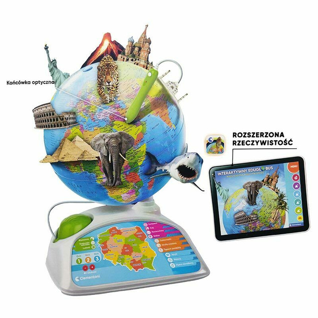 Globus interaktywny EduGlobus 7+ Clementoni