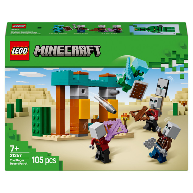 LEGO® MINECRAFT 21267 Pustynny patrol złosadników