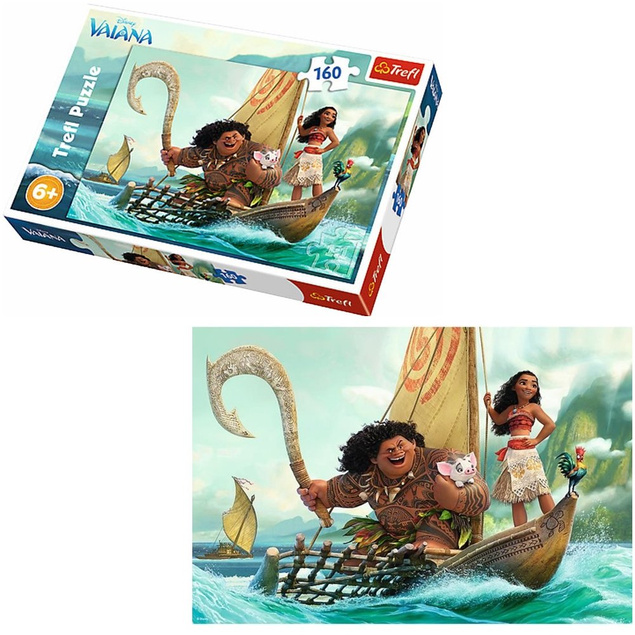 Trefl puzzle 160el VAIANA na fali 15334