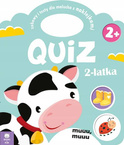 Quiz 2-Latka Krówka Zabawy I Testy Dla Malucha Z Naklejkami BooksAndFun