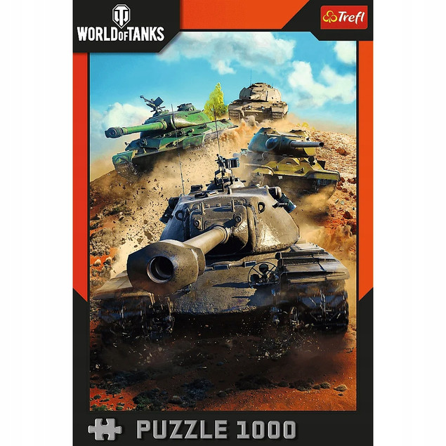 Puzzle 1000 World of Tanks: Czołgi w boju TREFL