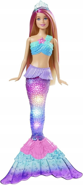 Barbie Syrenka Malibu Lalka Migoczące Światełka