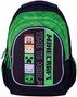 Plecak Szkolny Wielokomorowy MINECRAFT 20l Czarny Zielony Astra