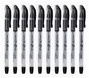 10x Długopis Żelowy 0.5 mm Czarny Gel-Ocity Stic Bic