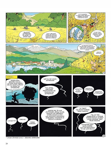 Asteriks u Helwetów Tom 16 Albert Uderzo, René Goscinny