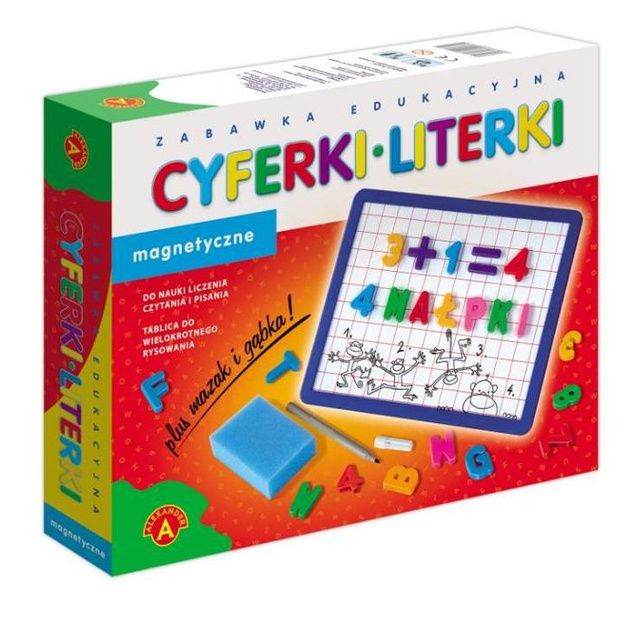 Alexander, Zabawka edukacyjna, CYFERKI - LITERKI MAGNETYCZNE