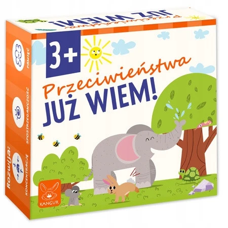 Gra planszowa Już Wiem 3+ Przeciwieństwa Kangur_1