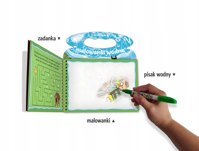 Malowanki wodne Zwierzęta na wsi