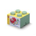 LEGO® Pojemnik Kształt Klocka Brick 4 Oliwkowy 25x25x18cm (9616)