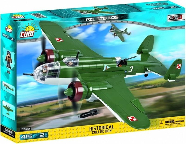 Small Army 415 elementów PZL.37B Łoś polski średni bombowiec