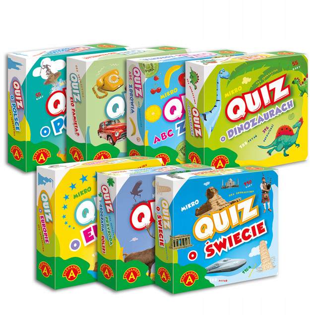 Gra planszowa Mikro Quiz o Świecie Alexander