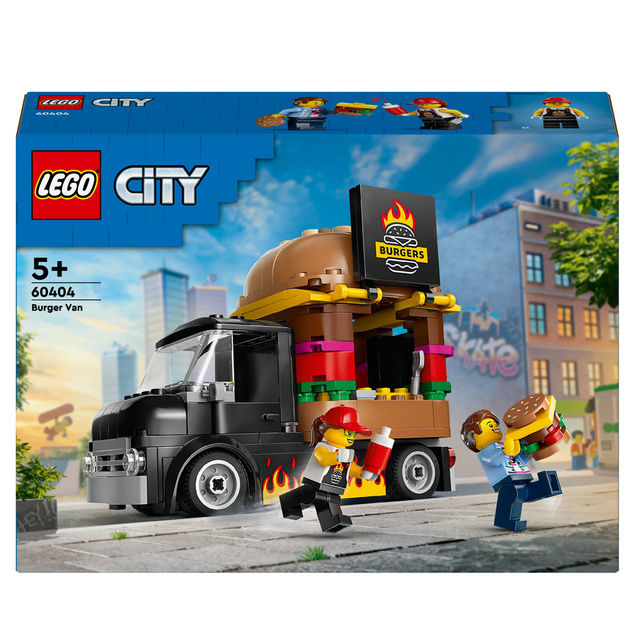 LEGO City Ciężarówka Z Burgerami 194el. 5+ 60404