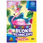 Blok techniczny kolorowy 10 kartek/arkuszy, 170 g | Astra
