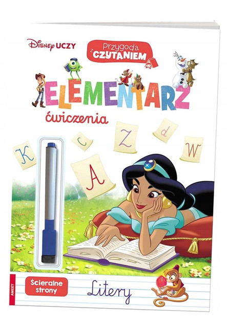 Disney Uczy Przygoda z Czytaniem Elementarz Ćwiczenia Praca zbiorowa