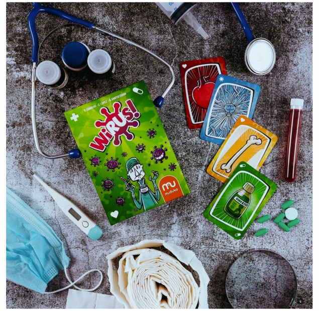 Zestaw Wirus! + Wirus! 2: Ewolucja Gra Karciana 8+ Muduko