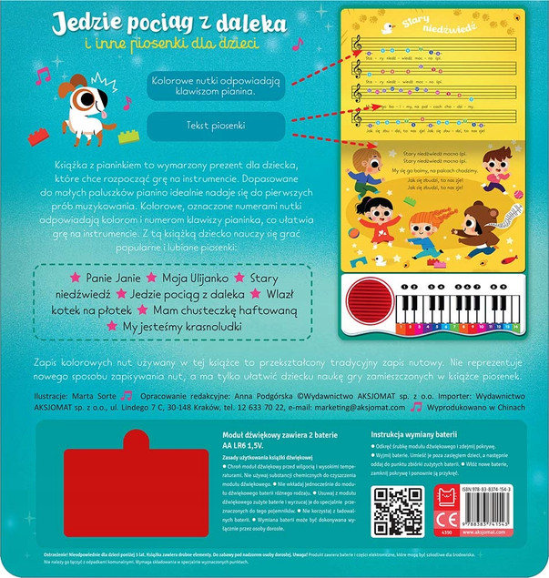 Jedzie pociąg z daleka i inne piosenki dla dzieci. M