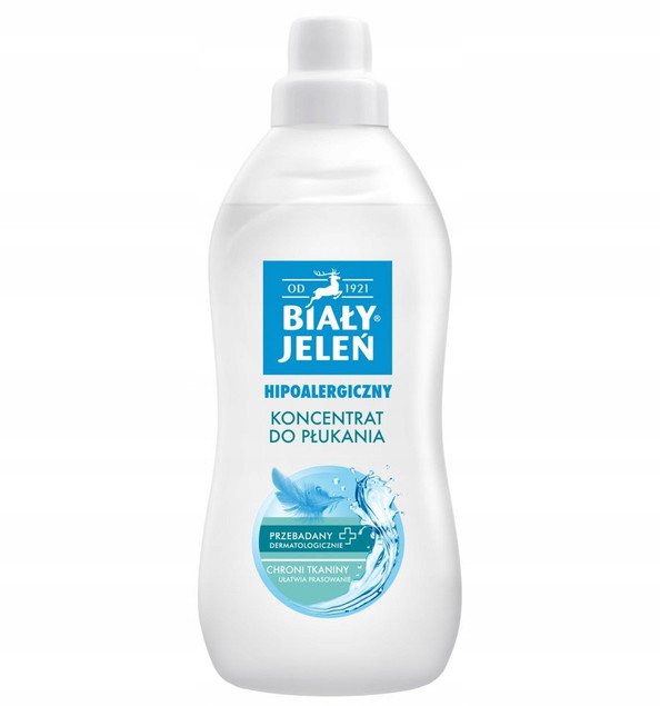 KONCENTRAT Do Płukania i PŁYN DO PRANIA Hipoalergiczny BIAŁY JELEŃ