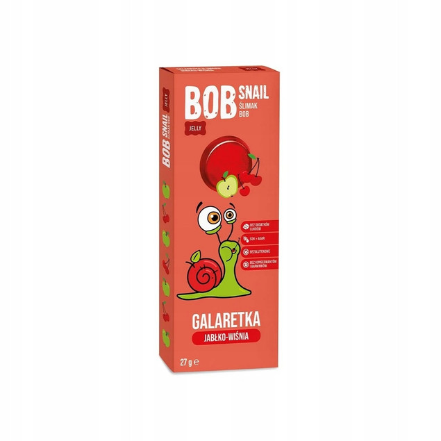 Bob Snail apple cherry fruit jellies 27g – odidodi.pl