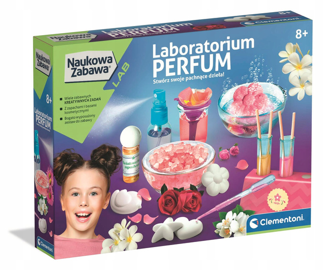 Naukowa Zabawa LABORATORIUM PERFUM Zestaw Kreatywny Tworzenie Zapachów 8+