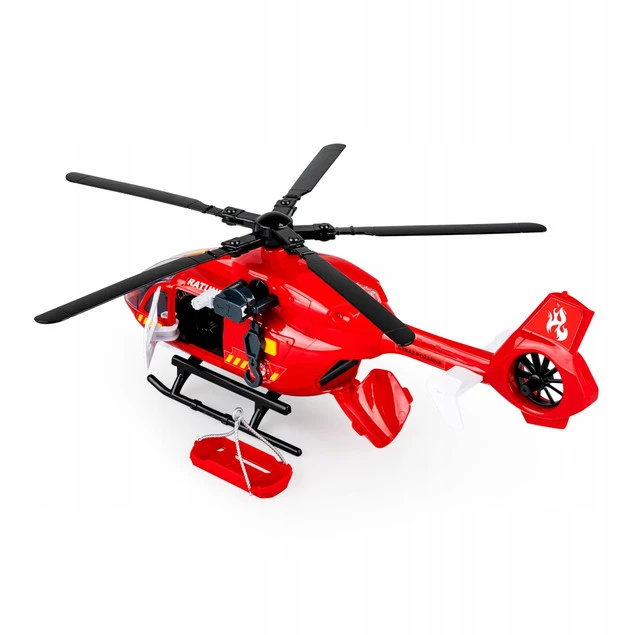 Widok z przodu helikoptera zabawkowego
