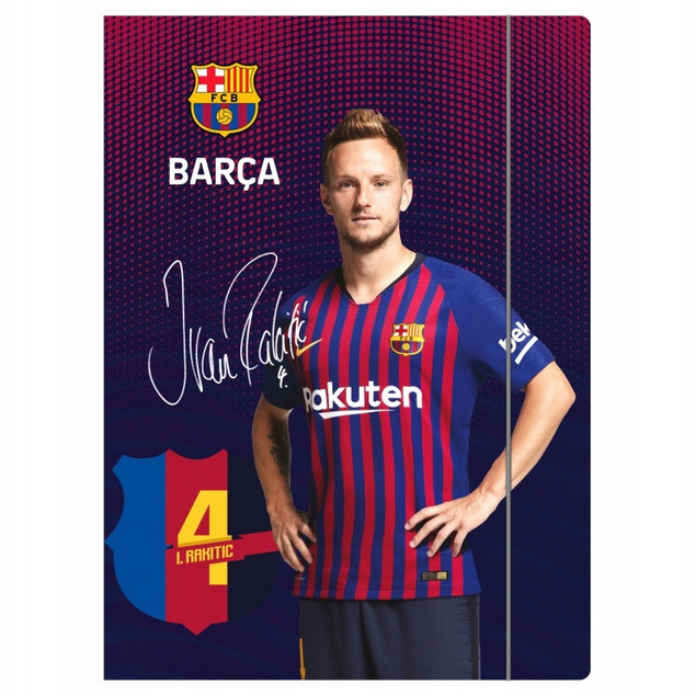 Teczka z Gumką FC BARCELONA Piłka Nożna A4 Dla Chłopaka Astra
