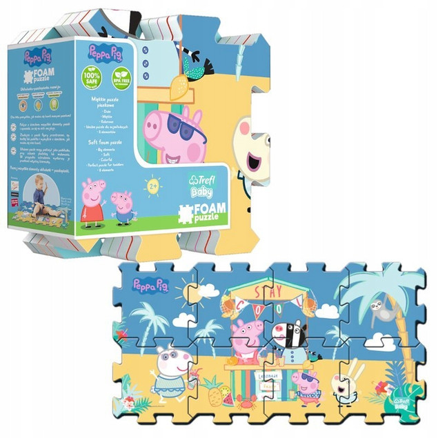 TREFL PUZZLOPIANKA - ŚWINKA PEPPA 8elem