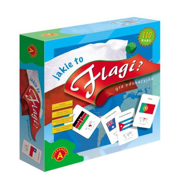 Zabawka Edukacyjna Jakie To Flagi - Średnie