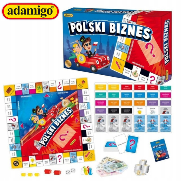 Polski Biznes gra planszowa 8+ Kukuryku