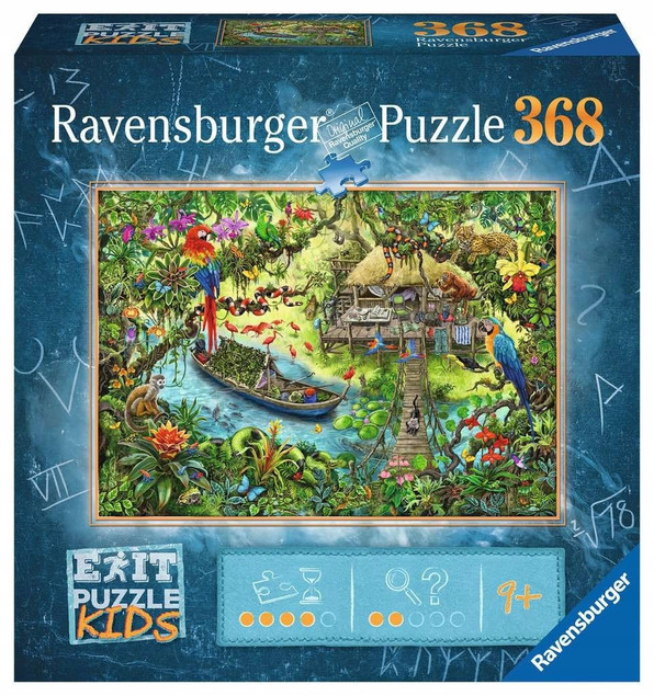 PUZZLE 368 EXIT WYPRAWA DO DŻUNGLI, RAVENSBURGER