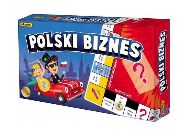 Polski Biznes Gra Planszowa Klasyczna Dla Dzieci Rodzinna 8+ Kukuryku 07158
