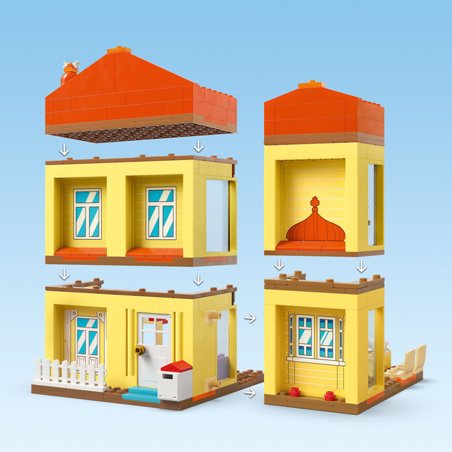 LEGO Bluey 11203 Bluey i jej rodzinny dom Zestaw dla dzieci 4+
