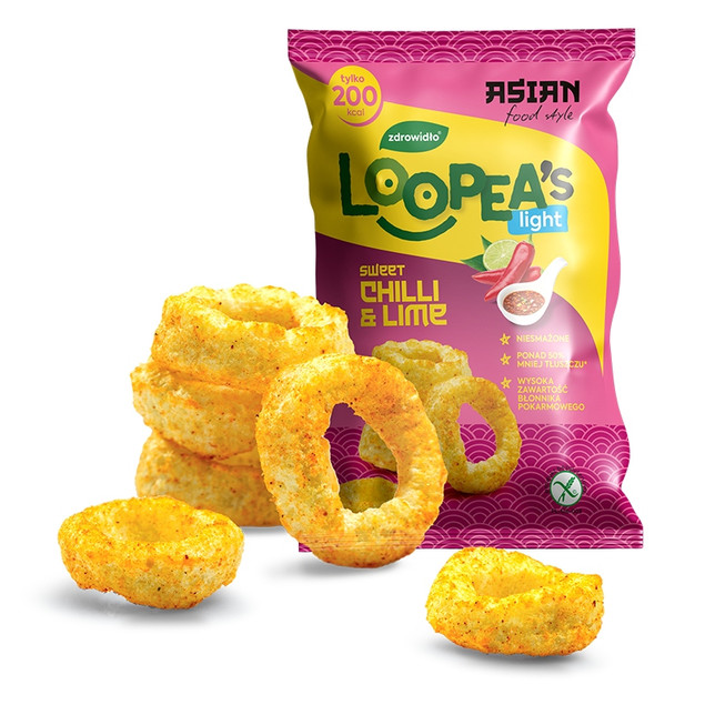 Chrupki o Smaku SWEET CHILLI & LIME Loopea's 50g