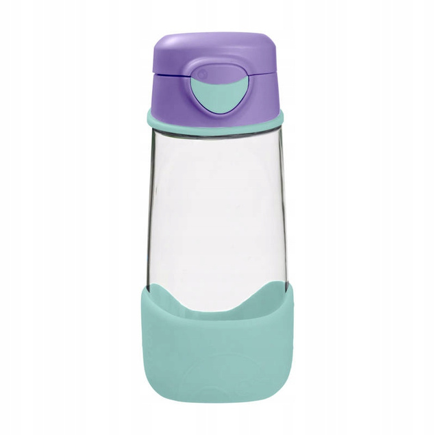 Sportowa Butelka Tritanowa Bidon Ustnik FIOLETOWA Dla Dzieci 450ml 3+ B.Box
