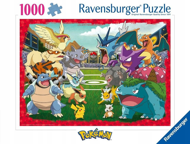 Puzzle RAVENSBURGER Pokemon Ostateczna rozgrywka (1000 elementów)
