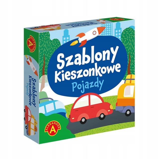 Szablony Kieszonkowe Pojazdy Do Odrysowania Auta 4+ Alexander 2510